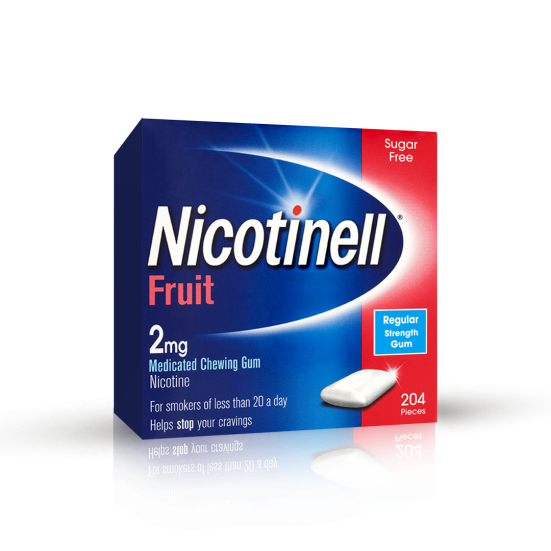 NICOTINELL-FRUIT-GUM-2MG-204s
