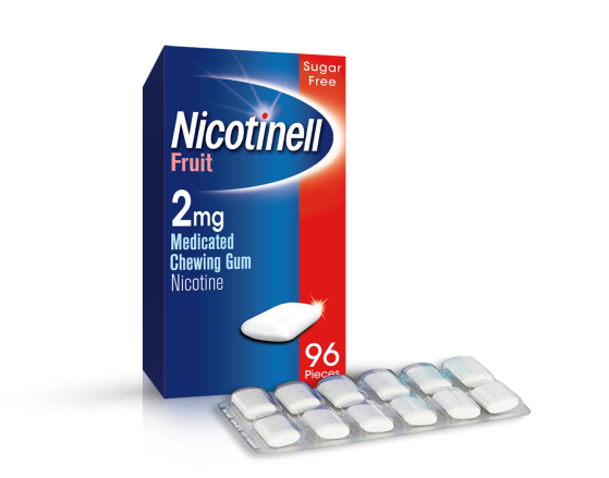 NICOTINELL-FRUIT-GUM-2MG-96s