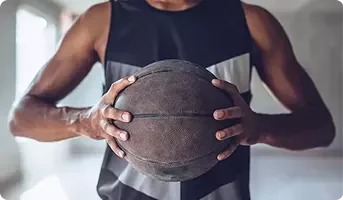 Playing a sport